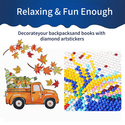 18Pcs Maple Goblin Diamond Painting Sticker Crystal Diamond Sticker for Kids