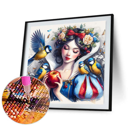 Snow White - Full Round Drill Diamond Painting 40*40CM