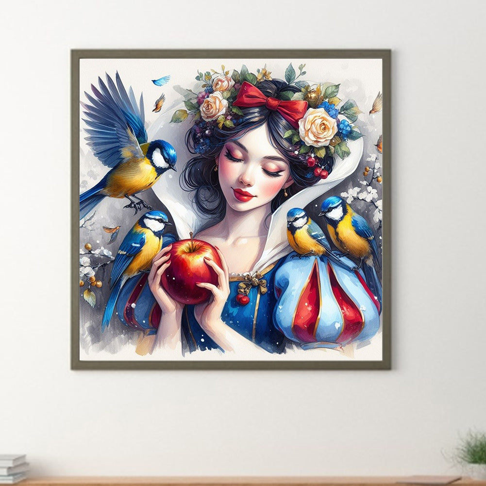 Snow White - Full Round Drill Diamond Painting 40*40CM