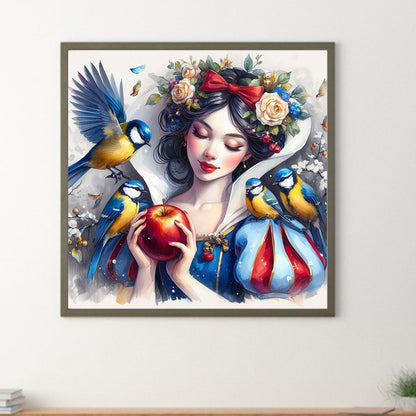 Snow White - Full Round Drill Diamond Painting 40*40CM