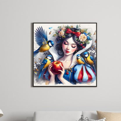 Snow White - Full Round Drill Diamond Painting 40*40CM