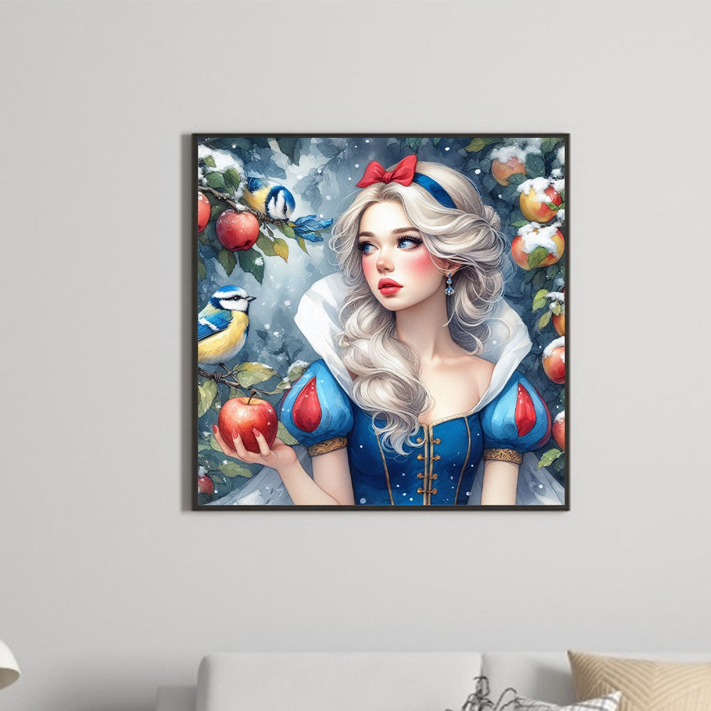 Snow White - Full Round Drill Diamond Painting 40*40CM