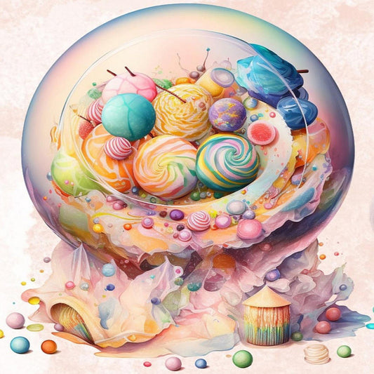 Candy - Full Round Drill Diamond Painting 40*40CM