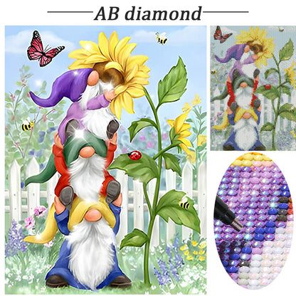 Owl - Full AB Round Drill Diamond Painting 40*60CM