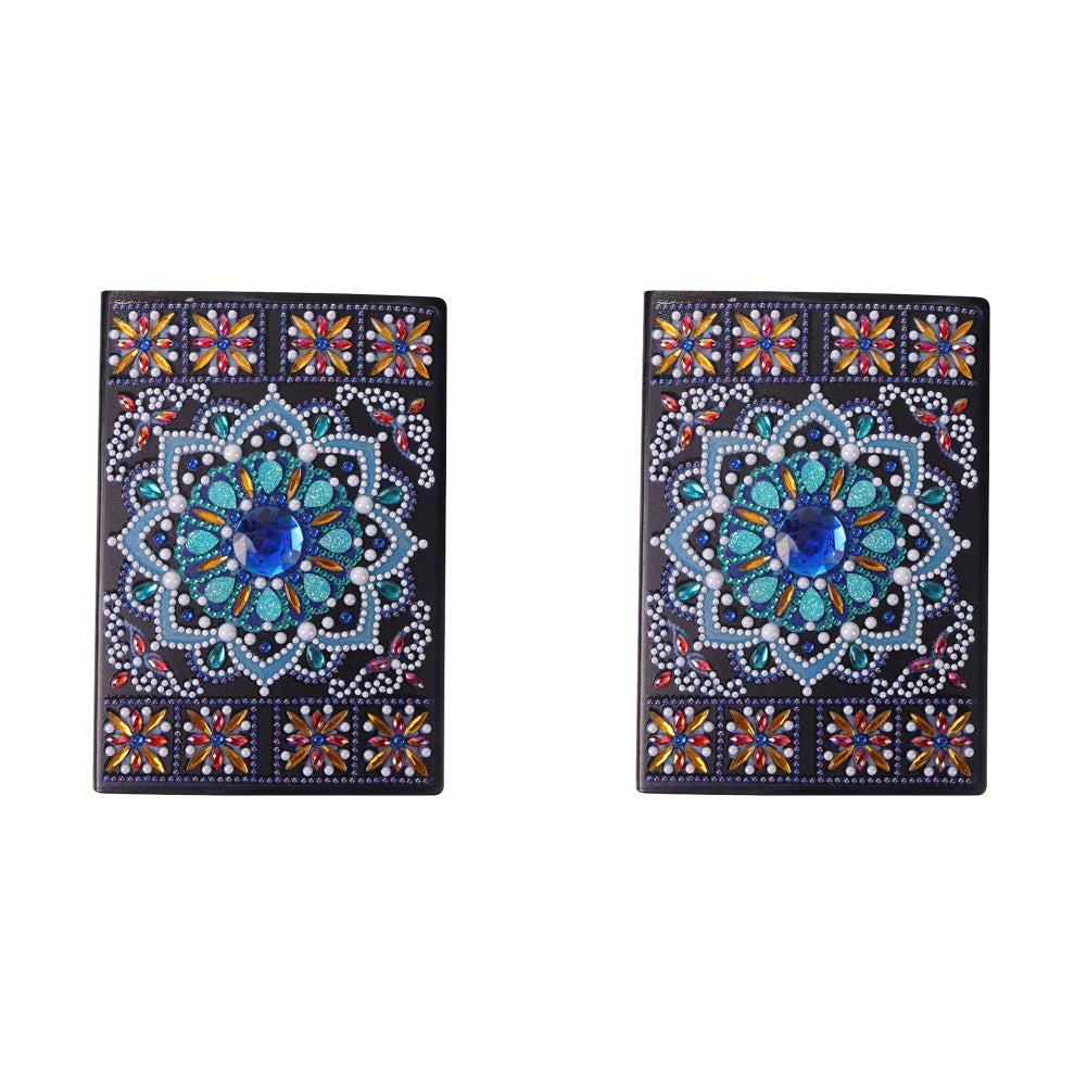 Special Shaped Mandala Diamond Painting Diary Book Rhinestone Art Hand Craft Kit