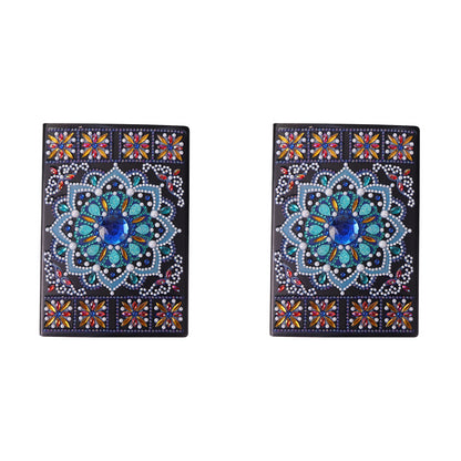 Special Shaped Mandala Diamond Painting Diary Book Rhinestone Art Hand Craft Kit