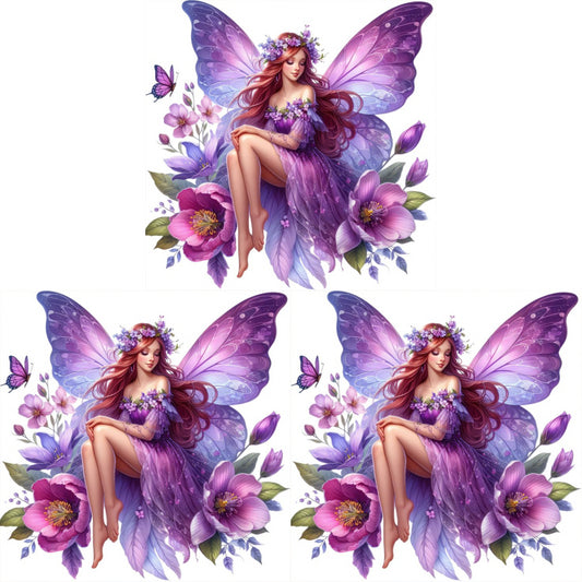 Butterfly Fairy - Full Round Drill Diamond Painting 40*40CM