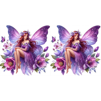 Butterfly Fairy - Full Round Drill Diamond Painting 40*40CM