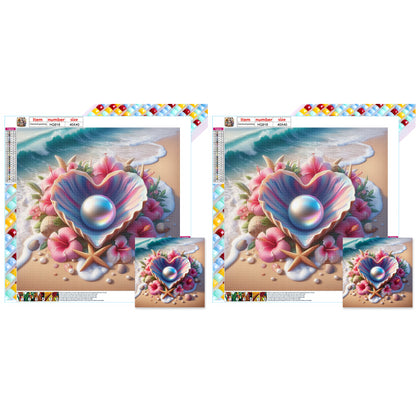 Seaside Shells - Full Square Drill Diamond Painting 40*40CM