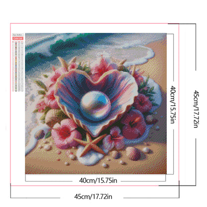 Seaside Shells - Full Square Drill Diamond Painting 40*40CM