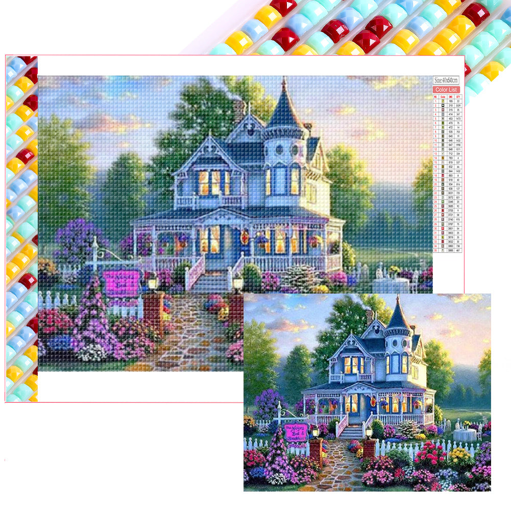 Castle - Full Square Drill Diamond Painting 50*40CM