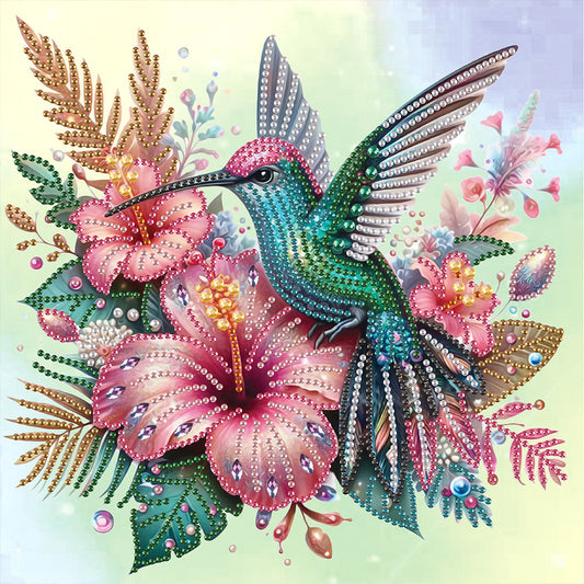 Hummingbird - Special Shaped Drill Diamond Painting 30*30CM