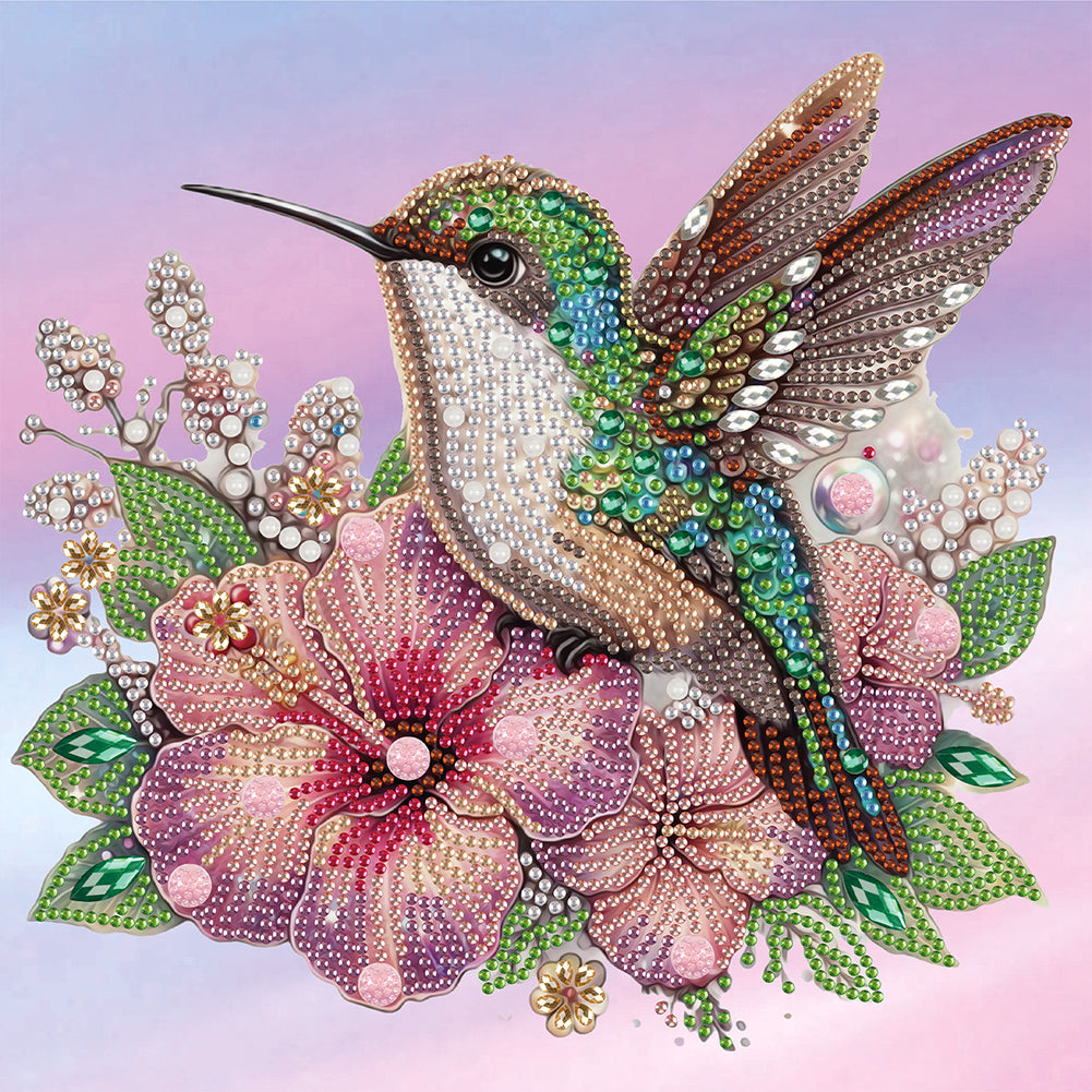 Hummingbird - Special Shaped Drill Diamond Painting 30*30CM