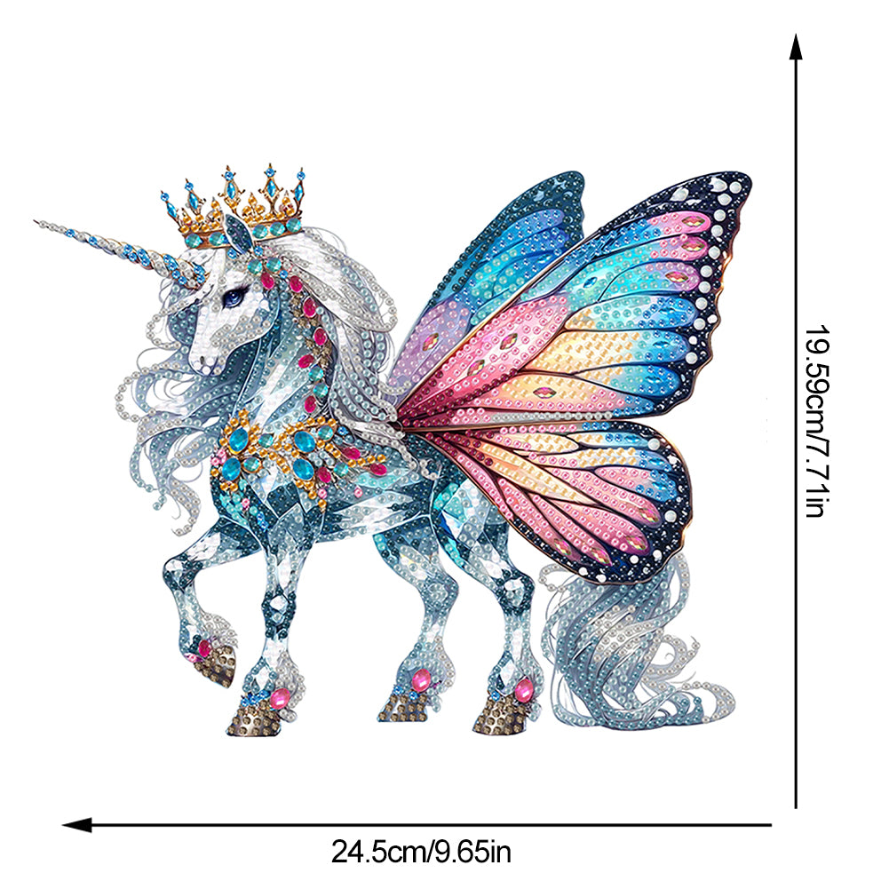 Acrylic Butterfly Horse Diamond Painting Desktop Ornaments Bedroom Table Decor