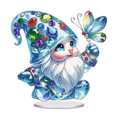 Acrylic Gnome Butterfly Diamond Painting Desktop Ornaments Bedroom Table Decor