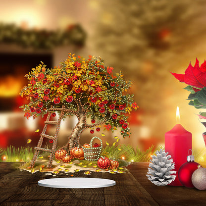 Special Shape Autumn Fruit Tree Desktop Diamond Art Kits Bedroom Table Decor