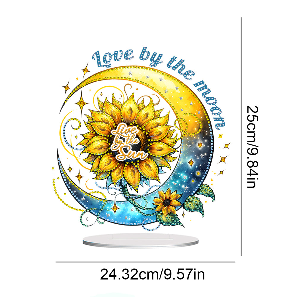 Special Shape Sunflower Butterfly Diamond Painting Desktop Decorations