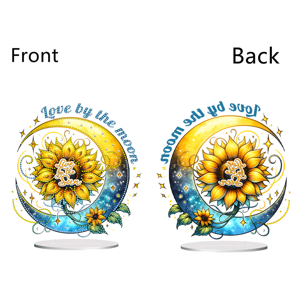 Special Shape Sunflower Butterfly Diamond Painting Desktop Decorations