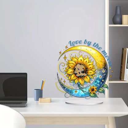 Special Shape Sunflower Butterfly Diamond Painting Desktop Decorations