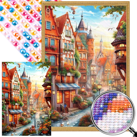 The British Town - Full AB Round Drill Diamond Painting 40*60CM