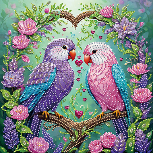 Parrot - Special Shaped Drill Diamond Painting 30*30CM