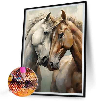 Horse - Full Round Drill Diamond Painting 40*50CM