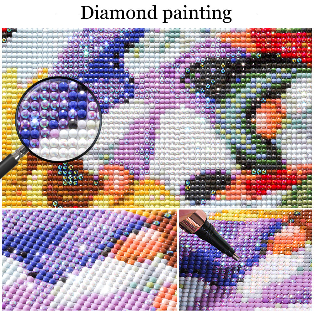 Flower Pots - Full AB Round Drill Diamond Painting 40*70CM