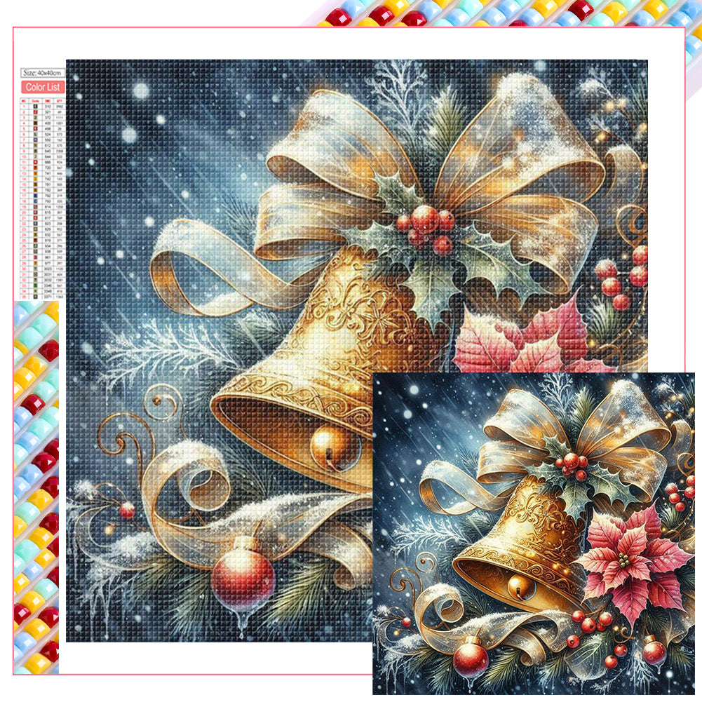 Christmas Bells - Full Square Drill Diamond Painting 40*40CM