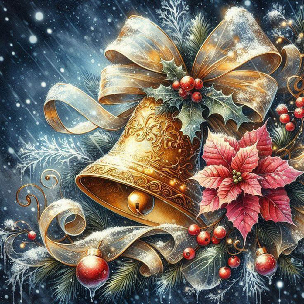 Christmas Bells - Full Square Drill Diamond Painting 40*40CM