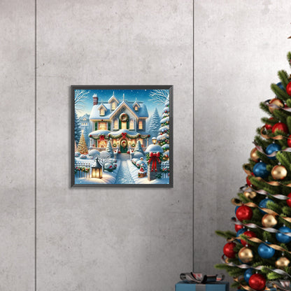 Winter Snow Scene - Full Square Drill Diamond Painting 40*40CM