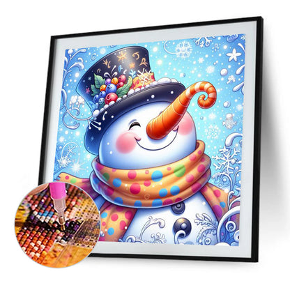 Christmas Snowman - Full Square Drill Diamond Painting 30*30CM