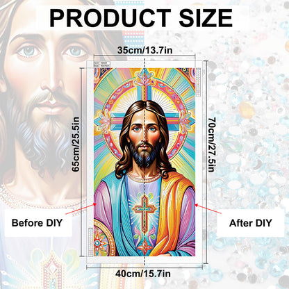 Mary Jesus Religion - Special Shaped Drill Diamond Painting 40*70CM