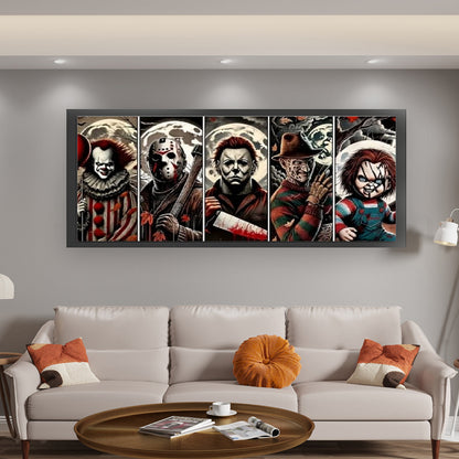 Horror Night - Full AB Round Drill Diamond Painting 90*40CM