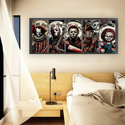 Horror Night - Full AB Round Drill Diamond Painting 90*40CM