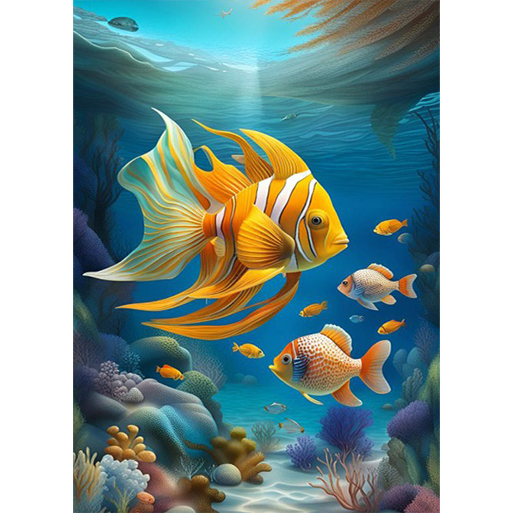 Marine Life - Full Round Drill Diamond Painting 45*60CM