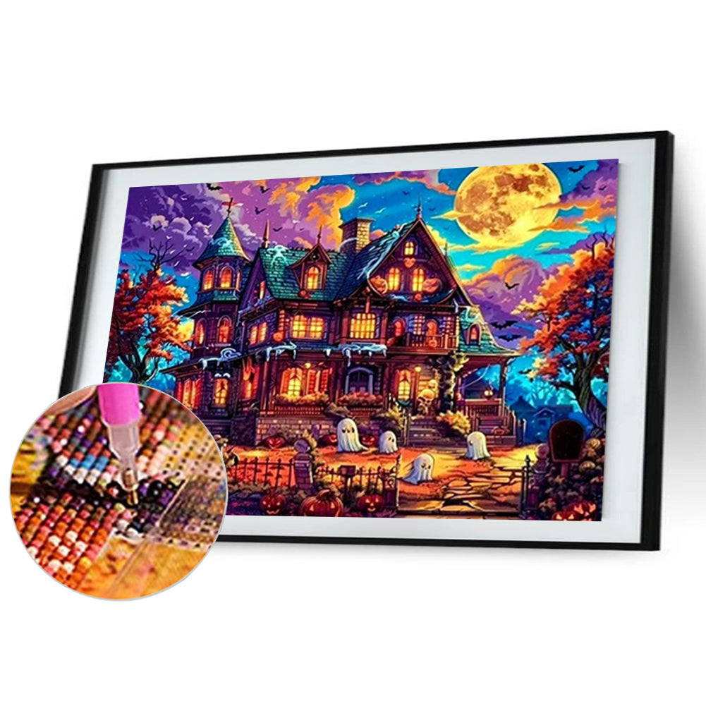 Halloween Horror Nights - Full Round Drill Diamond Painting 60*40CM