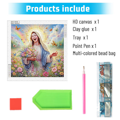 Our Lady Of Jesus - Special Shaped Drill Diamond Painting 40*40CM