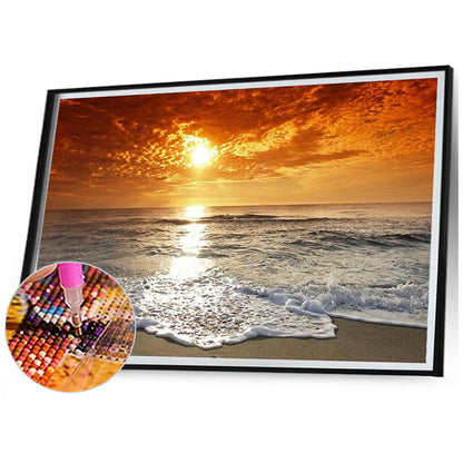 Sunset - Full Square Drill Diamond Painting 70*50CM