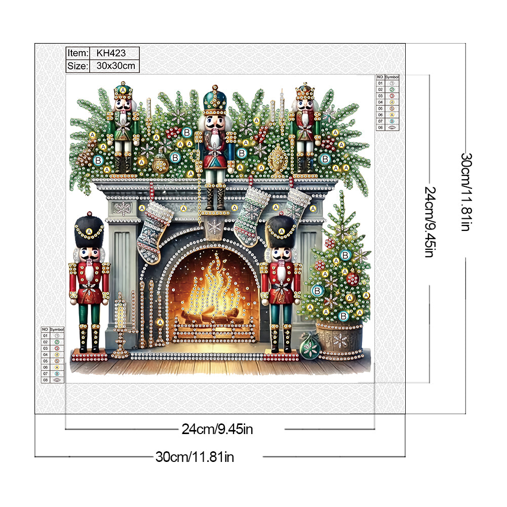 Nutcracker - Special Shaped Drill Diamond Painting 30*30CM