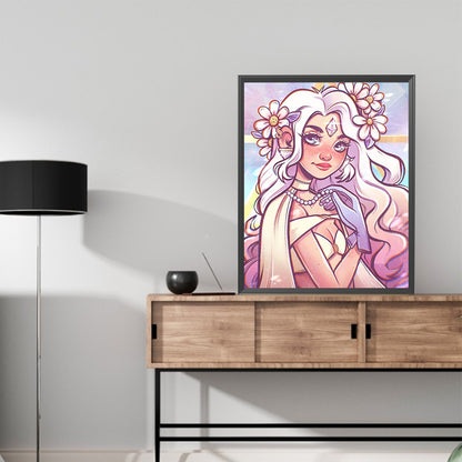 Comic Girl - Full Square Drill Diamond Painting 40*50CM