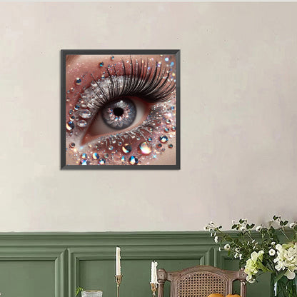 Diamond Decorated Eyes - Full Round Drill Diamond Painting 40*40CM