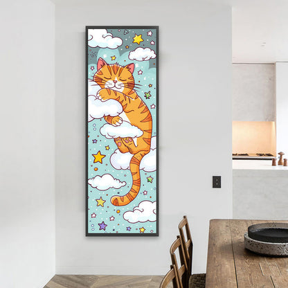 Cat - Full Square Drill Diamond Painting 30*90CM