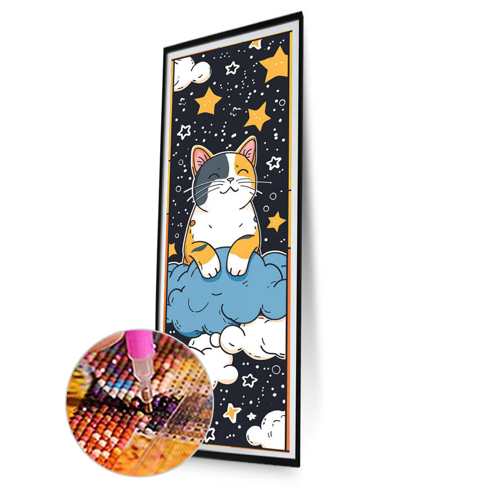 Cat - Full Square Drill Diamond Painting 30*90CM