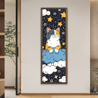 Cat - Full Square Drill Diamond Painting 30*90CM