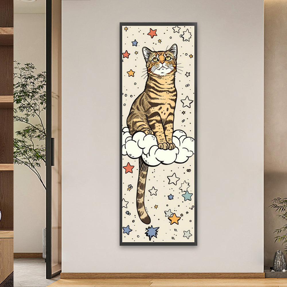 Cat - Full Square Drill Diamond Painting 30*90CM