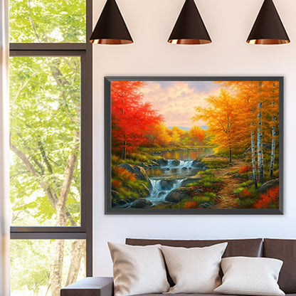 Maple Forest - Full Square Drill Diamond Painting 40*30CM