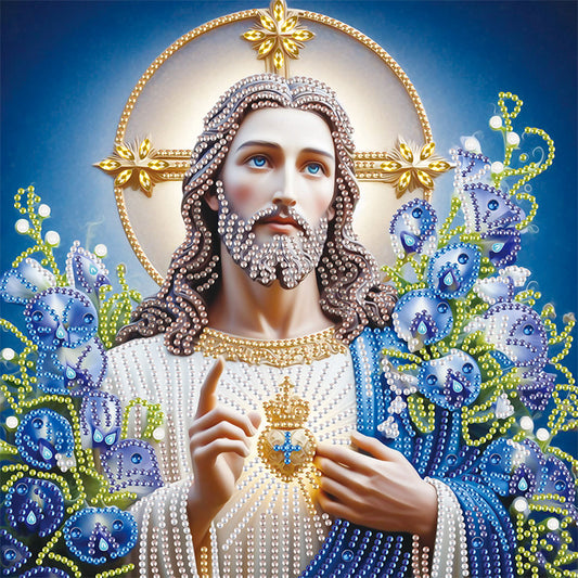 Our Lady Of Jesus - Special Shaped Drill Diamond Painting 30*30CM