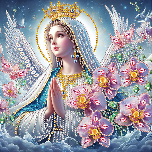 Our Lady Of Jesus - Special Shaped Drill Diamond Painting 30*30CM