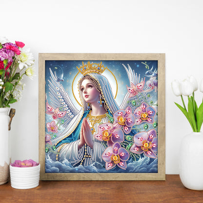 Our Lady Of Jesus - Special Shaped Drill Diamond Painting 30*30CM