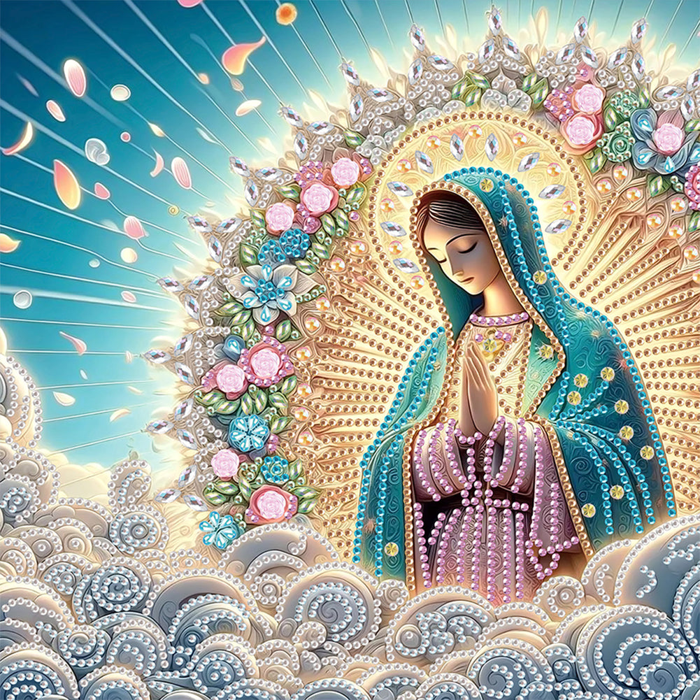 Our Lady Of Jesus - Special Shaped Drill Diamond Painting 30*30CM